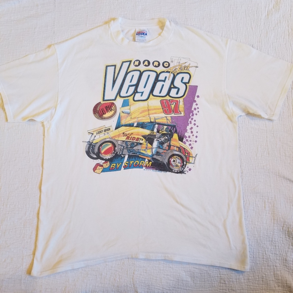 N.A.R.C Budweiser Vegas Shootout T-shirt XL White